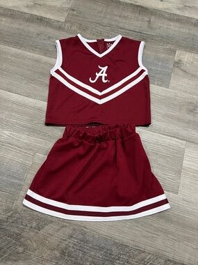 Little King Alabama Crimson Tide 2 piece cheer set size YSM